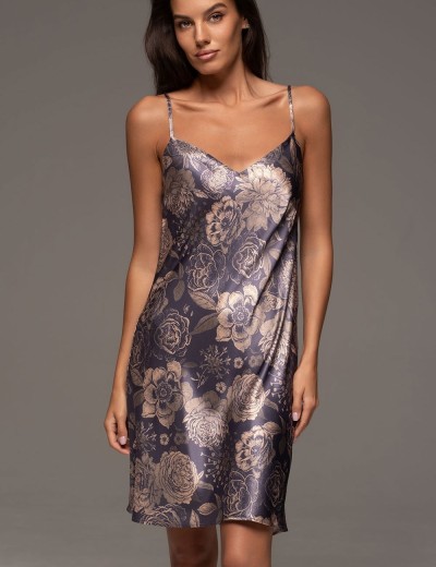 Шёлковая сорочка Mia-Amore GIOCONDA 4680, Цвет: мультицвет, Размеры: 2XL, изображение 3