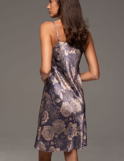 Шёлковая сорочка Mia-Amore GIOCONDA 4680, Цвет: мультицвет, Размеры: 2XL, изображение 2