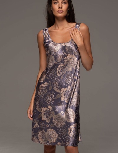 Сорочка из натурального шёлка Mia-Amore GIOCONDA 4681, Цвет: мультицвет, Размеры: 2XL, изображение 3