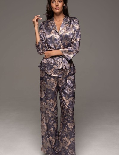 Классическая пижама Mia-Amore GIOCONDA 4686, Цвет: мультицвет, Размеры: 2XL, изображение 3