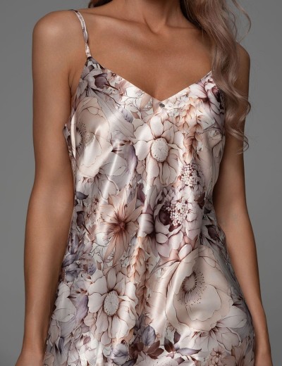 Короткая сорочка из шёлка Mia-Amore LAUREL 4780, Цвет: мультицвет, Размеры: 4XL, изображение 3