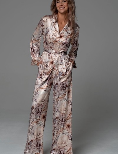Шёлковая пижама Mia-Amore LAUREL 4786, Цвет: мультицвет, Размеры: 3XL, изображение 4