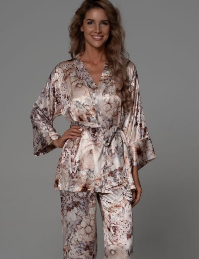 Комплект-тройка из натурального шёлка Mia-Amore LAUREL 4787, Цвет: мультицвет, Размеры: 3XL, изображение 3