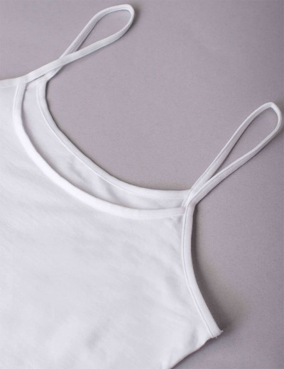 Хлопковая майка на тонких бретелях Sielei NATURAL COTTON 1430 bianco, Цвет: bianco (белый), Размеры: M, изображение 5