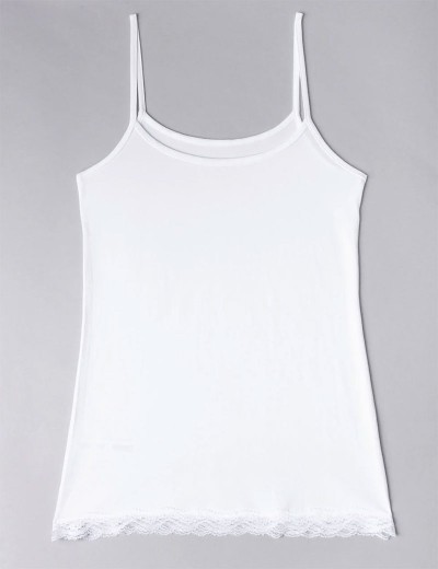 Хлопковая майка-топ Sielei NATURAL COTTON 1432 bianco, Цвет: bianco (белый), Размеры: XS, изображение 5