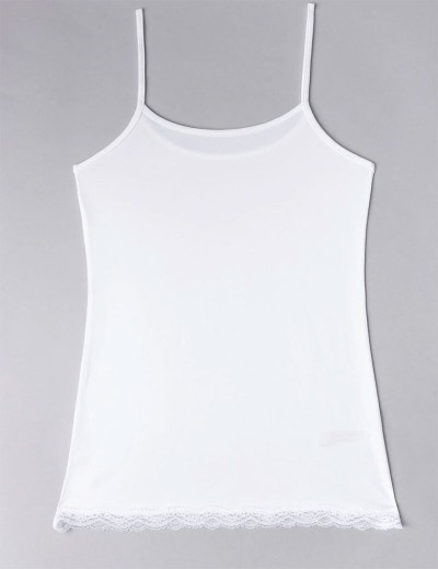 Хлопковая майка-топ Sielei NATURAL COTTON 1432 bianco, Цвет: bianco (белый), Размеры: XS, изображение 6