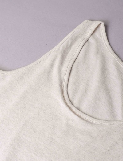 Хлопковая майка широкие бретели Sielei NATURAL COTTON 1438 ecru melange, Цвет: ecru melange, Размеры: L, изображение 6