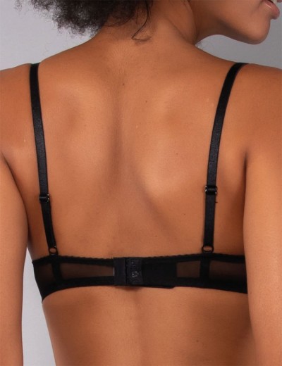 Комплект Sielei балконет+слипы DELICE 78525B nero, Цвет: nero (черный), Размеры: 75B, изображение 3