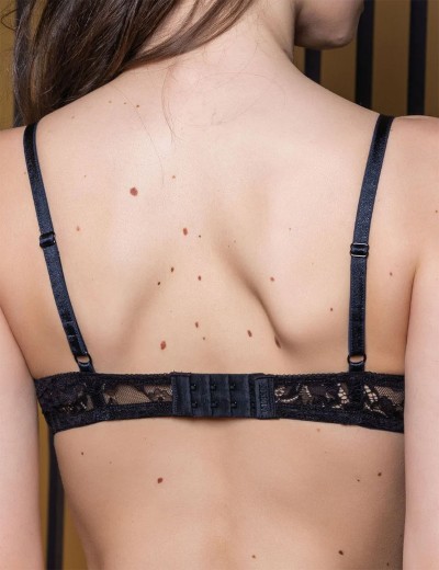 Комплект Sielei LOVELY LACE мягкая чашка+слипы 78105C nero, Цвет: nero (черный), Размеры: 75C, изображение 5