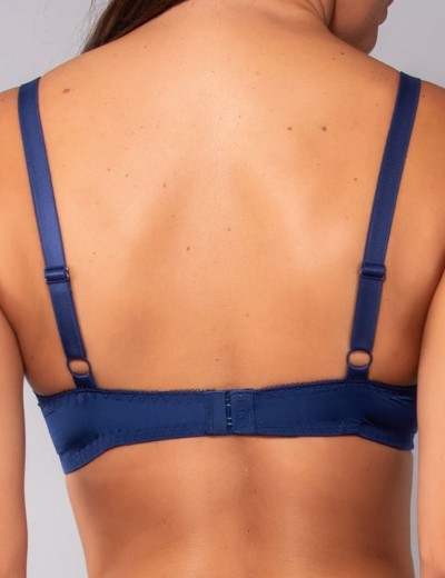 Комплект Sielei PRECIOUS балконет+слипы 78325B blu, Цвет: blu (синий), Размеры: 80B, изображение 2