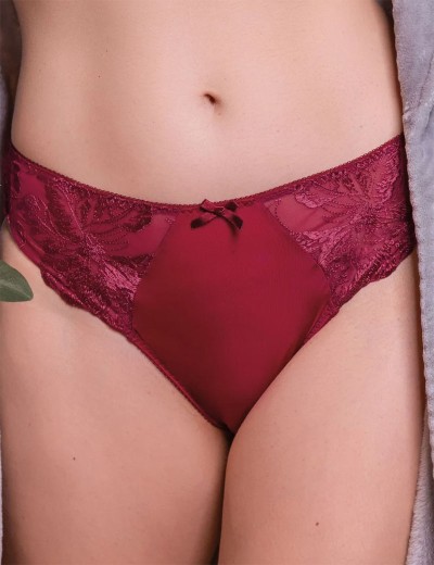 Комплект Sielei PRECIOUS балконет+слипы 78325B cherry, Цвет: cherry (вишня), Размеры: 90B, изображение 5