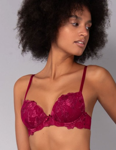 Комплект Sielei PRECIOUS балконет+слипы 78325B cherry, Цвет: cherry (вишня), Размеры: 90B, изображение 2