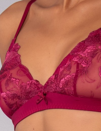 Комплект Sielei PRECIOUS триангул+бразилиана 78367B cherry, Цвет: cherry (вишня), Размеры: 75B, изображение 5