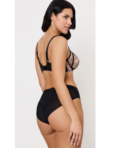 Бюстгальтер с подкроем Subtille FREYA soft side support, Цвет: черный+бежевый, Размеры: 100C, изображение 6