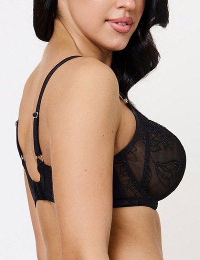 Бюстгальтер с подкроем Subtille ELENA soft side support, Цвет: черный, Размеры: 100C, изображение 2