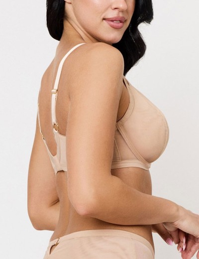 Бюстгальтер из микросетки Subtille HOLLY BEIGE bralette, Цвет: бежевый, Размеры: 100C, изображение 2