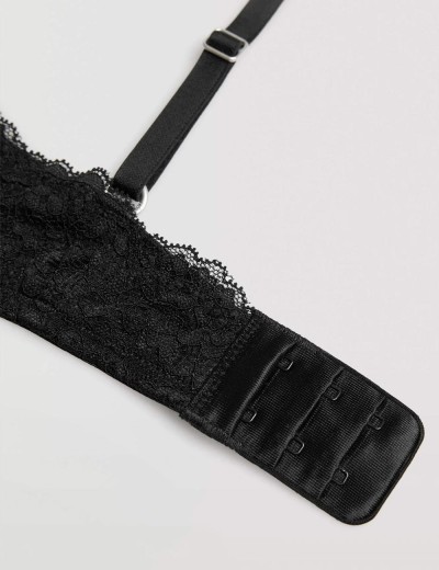 Кружевной бюстгальтер пуш-ап Ysabel Mora 10133 BASIC LACE черный, Цвет: черный, Размеры: 70B, изображение 5