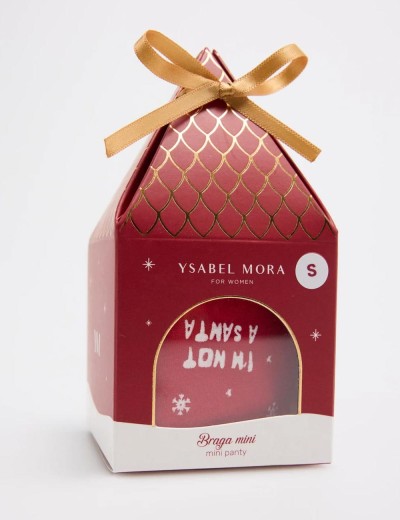 Низкие слипы с рождественским принтом Ysabel Mora 19489 MINI, Цвет: красный, Размеры: S, изображение 4