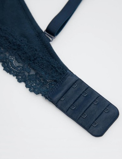 Бюстгальтер поролоновый без косточек Ysabel Mora 10761 тёмно-синий, Цвет: тёмно-синий, Размеры: 85B, изображение 5