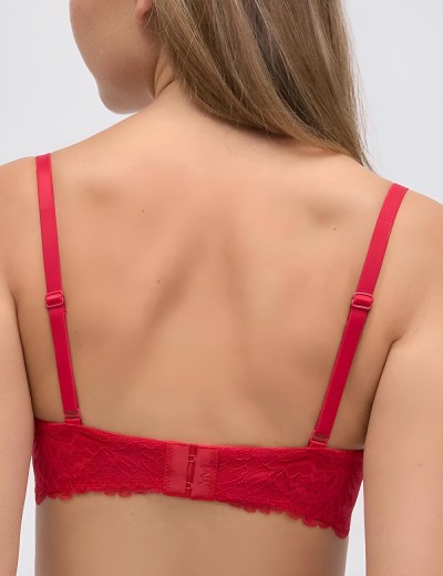 Бюстгальтер с поролоном Ysabel Mora 10794 красный, Цвет: красный, Размеры: 85B, изображение 2