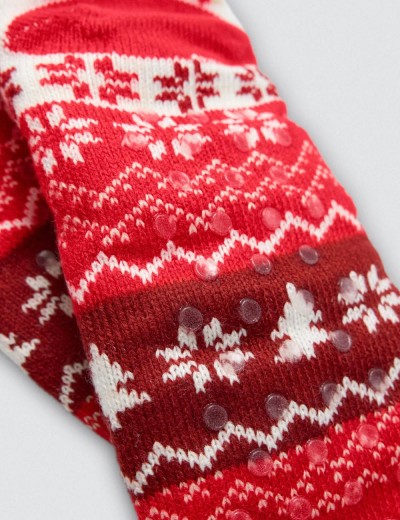 Новогодние женские носки Ysabel Mora 12976, Цвет: красный, Размеры: 36/41, изображение 4