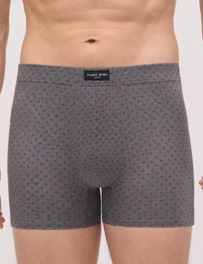 Трусы боксеры Ysabel Mora 20425 (2 шт) серый + бордо, Цвет: серый + бордо, Размеры: M, изображение 2