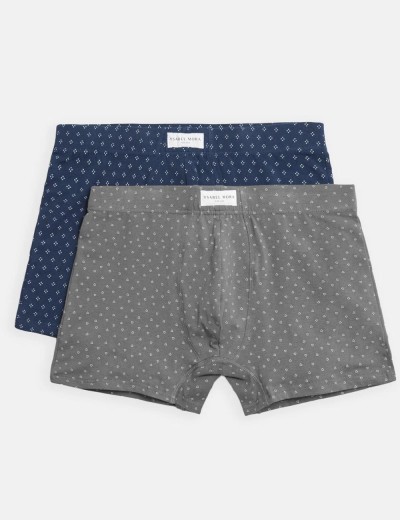 Трусы боксеры Ysabel Mora 20428 (2 шт) синий + серый, Цвет: синий + серый, Размеры: M, изображение 6