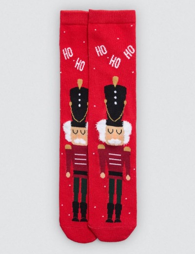 Новогодние мужские носки 2 пары Ysabel Mora 22965, Цвет: красный, Размеры: 41/46, изображение 2