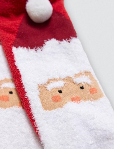 Новогодние мужские носки Ysabel Mora 22966, Цвет: красный, Размеры: 41/46, изображение 3