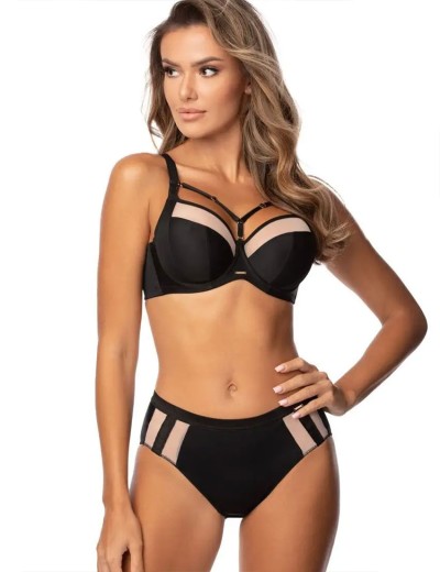 Трусы слипы Orhideja 655-000 черный-пион, Цвет: черный-пион, Размеры: L, изображение 3