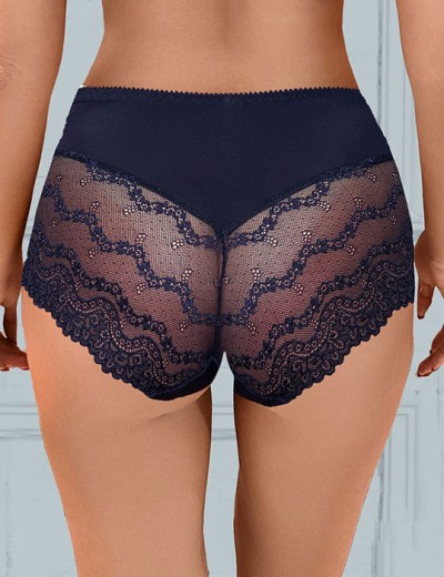 Высокие трусы слипы Albina L ETUDE 480 ночная тень, Цвет: ночная тень, Размеры: S, изображение 2