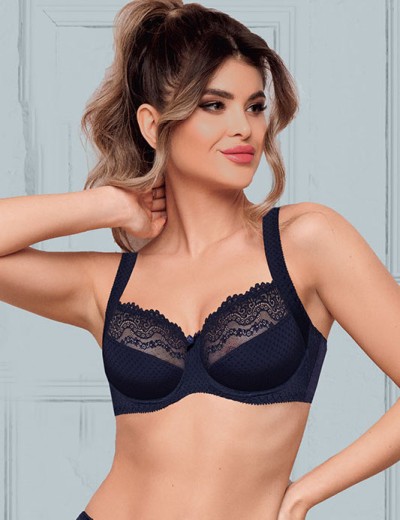 Бюстгальтер мягкий с подкроем Albina L ETUDE 7008 ночная тень, Цвет: ночная тень, Размеры: 100B, изображение 3