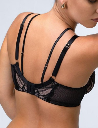 Мягкий кружевной бюстгальтер Alles THE ICON M черный, Цвет: черный, Размеры: 95G, изображение 2