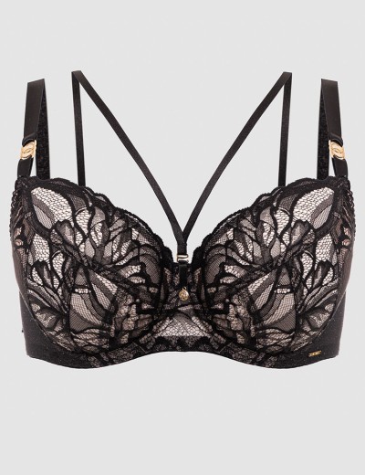 Мягкий кружевной бюстгальтер Alles THE ICON M черный, Цвет: черный, Размеры: 95G, изображение 9