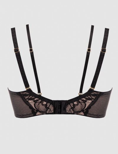 Бюстгальтер с пуш-ап вкладышами Alles THE ICON 01 P-UP черный, Цвет: черный, Размеры: 90C, изображение 8