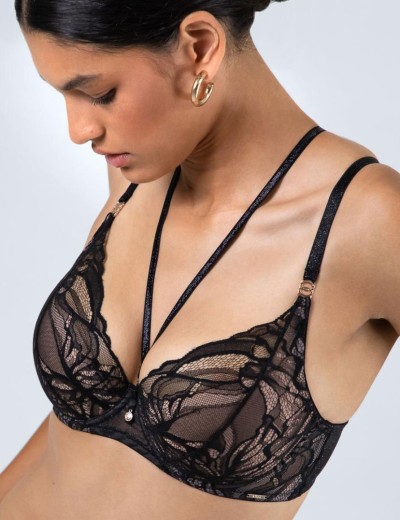 Бюстгальтер с пуш-ап вкладышами Alles THE ICON P-UP черный, Цвет: черный, Размеры: 85D, изображение 3