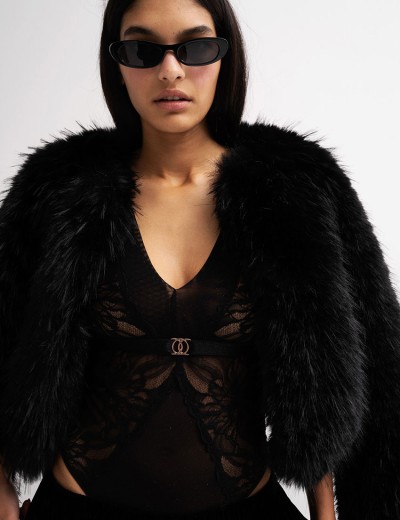 Кружевное боди Alles THE ICON body, Цвет: черный, Размеры: S, изображение 7