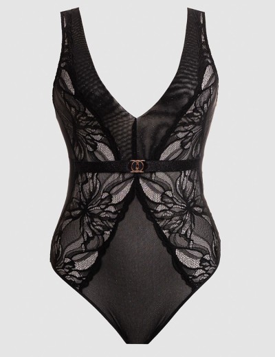 Кружевное боди Alles THE ICON body, Цвет: черный, Размеры: S, изображение 8