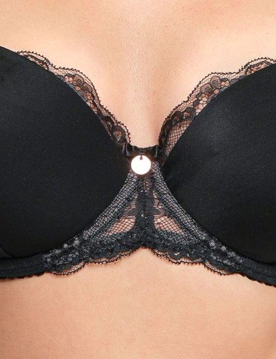 Бюстгальтер на поролоне Ava BASIC 2256 U черный, Цвет: черный, Размеры: 100B, изображение 3