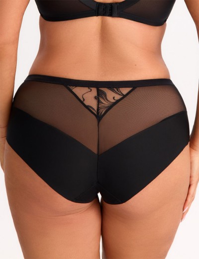 Высокие трусы Bella Misteria BLACK DIAMOND briefs, Цвет: черный, Размеры: 3XL, изображение 6