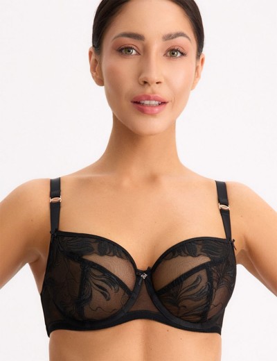 Бюстгальтер с мягкой чашкой Bella Misteria BLACK DIAMOND soft, Цвет: черный, Размеры: 70C, изображение 4