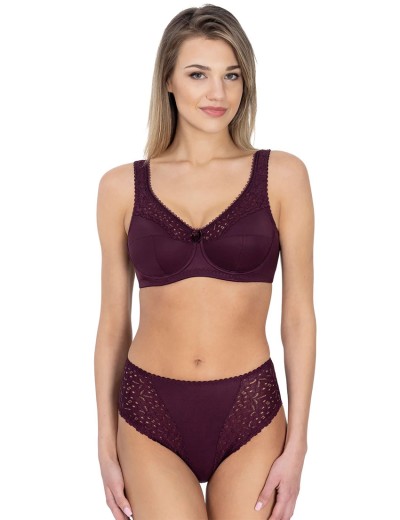 Трусы слипы Lauma COTTON CLASSIC L01810 brief red grape, Цвет: красный виноград, Размеры: M, изображение 3