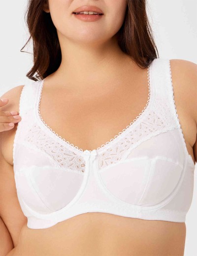 Бюстгальтер мягкий Lauma COTTON CLASSIC L02131 / L02150 белый, Цвет: белый, Размеры: 90F, изображение 4