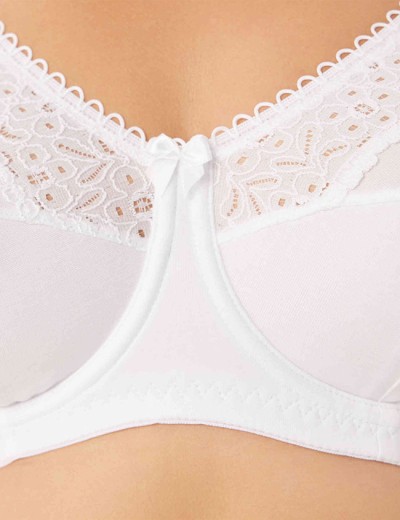 Бюстгальтер мягкий Lauma COTTON CLASSIC L02131 / L02150 белый, Цвет: белый, Размеры: 90F, изображение 6