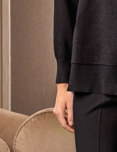 Теплый костюм из трикотажа с начесом Lormar BASIC 603897LU antracite, Цвет: antracite (темно-серый), Размеры: L/XL, изображение 3