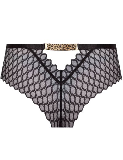 Трусики бразилиана Mefemi TRISTANE brazyliany черный, Цвет: черный, Размеры: L, изображение 7