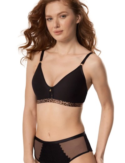 Бюстгальтер спейсер без косточек Mefemi TRISTANE spacer черный, Цвет: черный, Размеры: 70C, изображение 6