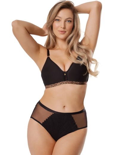 Бюстгальтер спейсер без косточек Mefemi TRISTANE spacer черный, Цвет: черный, Размеры: 70C, изображение 5