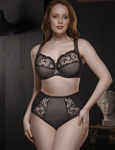 Бюстгальтер с подкроем Mioocchi BARBARA 8382 nero, Цвет: nero (черный), Размеры: 75C, изображение 6