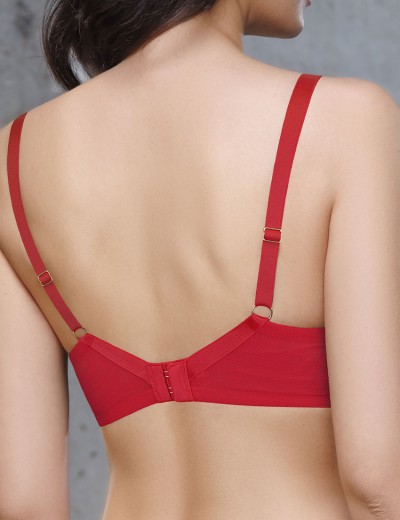 Бюстгальтер с мягкой чашкой Mioocchi SCARLETT 8332 rosso, Цвет: rosso (красный), Размеры: 75C, изображение 2